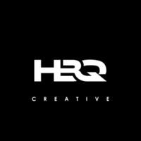 HBQ Letter Initial Logo Design Template Vector Illustration