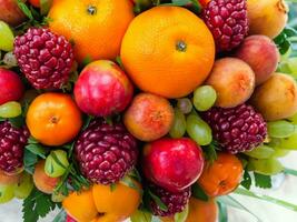 bouquet of fruits AI Generative photo