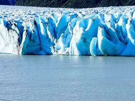 shelf ice from a melting glacier AI Generative photo