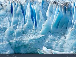 shelf ice from a melting glacier AI Generative photo