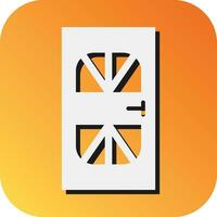 Door Vector Glyph Gradient Background Icon For Personal And Commercial Use.