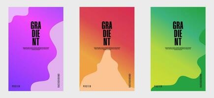 Collection of creative cover or poster concepts in modern minimalist style for corporate identity, branding, social media advertising, promos. Minimalist cover design vector