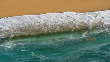 Waves on the beach photo