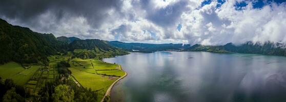 Panorama von Sete Cidades auf Sao Miguel photo