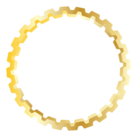 gold cog transparent background png