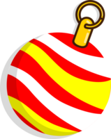 rot Ball Ornament schmücken Feier Neu Jahr oder Weihnachten rot Design png