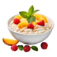 AI generated Oatmeal porridge PNG