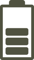 batteria icona semplice png