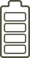 batteria icona semplice png