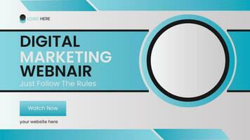 Digital Marketing Vector Web Banner
