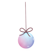 pastel ornement pour Noël décorations png