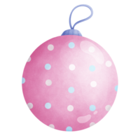 bola de navidad rosa png