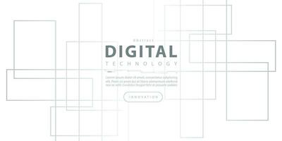 resumen digital tecnología Hola tecnología futurista gris blanco fondo, ciber información comunicación, innovación futuro tecnología datos, Internet red conexión, ai grande datos líneas puntos, circuito vector