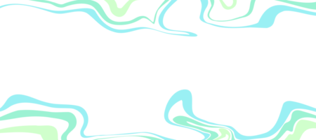 abstrait vert rayures liquide psychédélique bannière Cadre transparent Contexte png
