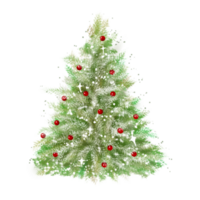 Christmas tree illustration png