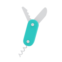 Utilitário facas 3d ícone viagem e feriados png