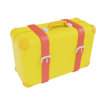 Suitcase 3D Icon Travel and Holidays png