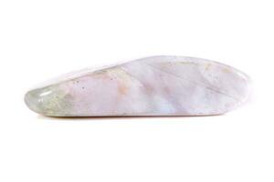 Macro mineral stone jasper on a white background photo