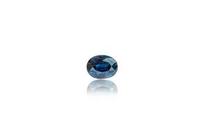 macro stone Sapphire mineral on a white background photo