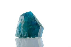 macro mineral stone Apatite on a white background photo