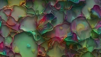 AI generated Abstract colorful animation. Multicolor liquid background. Beautiful gradient texture, Moving abstract multicolored background video