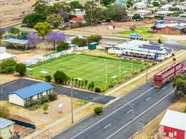 Aerial View taken from a drone at Delungra, NSW, Australia photo