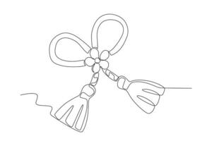 A gorgeous flower Martisor vector