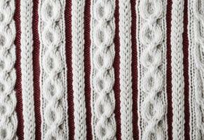 AI generated Knitted sweater texture, background with copy space. AI Generated photo