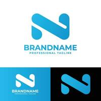 Letter N Drop Logo, suitable for business related to Drop with N intial vector