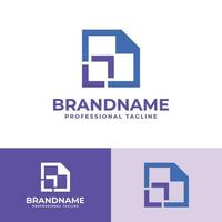 Code File Logo, suitable for business related to Code File vector