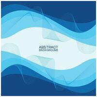Abstract beach wave background design with blue vector combination, concept design for book cover, wallpaper, swimming pool, marine, lake