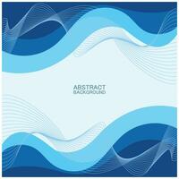 Abstract beach wave background design with blue vector combination, concept design for book cover, wallpaper, swimming pool, marine, lake