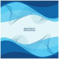 Abstract beach wave background design with blue vector combination, concept design for book cover, wallpaper, swimming pool, marine, lake