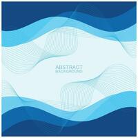 Abstract beach wave background design with blue vector combination, concept design for book cover, wallpaper, swimming pool, marine, lake