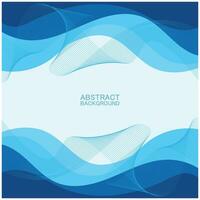 Abstract beach wave background design with blue vector combination, concept design for book cover, wallpaper, swimming pool, marine, lake