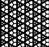 Black and white seamless abstract pattern. Background and backdrop. Grayscale ornamental design. vector