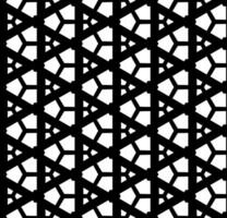 Black and white seamless abstract pattern. Background and backdrop. Grayscale ornamental design. vector