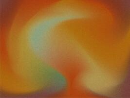 Grainy soft wave gradient, blur, edgy, orange, rainbow, simple and clean vector