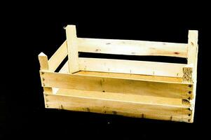 a wooden crate photo