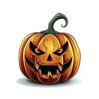 AI generated Halloween object on white background. AI Generated photo