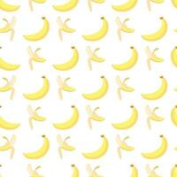 Bananas seamless pattern vector