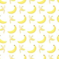 Bananas seamless pattern vector