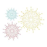 Sparkling Firework illustration vector