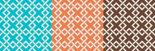 seamless pattern greek style, simple repeat textile, antique geometric, zig zag and rhombus, net pattern, vector illustration