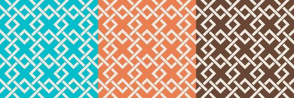 seamless pattern greek style, simple repeat textile, antique geometric, zig zag and rhombus, net pattern, vector illustration