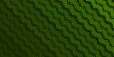 ondulado líneas, resumen verde césped ola modelo textura en a rayas fondo, fondo de pantalla, alfombra o césped parte superior vista, ondulado verde líneas, natural orgánico productos, vector ilustración