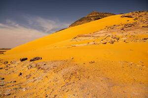 Landscape of sahara desert in Egypt. Conceptual for freedom, enjoying the journey. photo