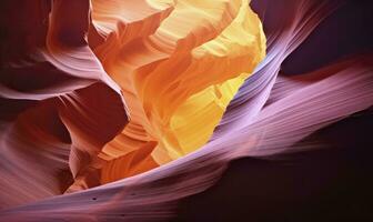 AI generated Antelope slot canyon. AI Generated photo