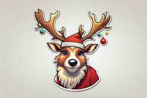 AI generated Joyful Jingles Festive Christmas Stickers to Spark Your Holiday Cheer photo