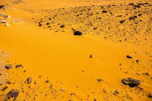 Landscape of sahara desert in Egypt. Conceptual for freedom, enjoying the journey. photo
